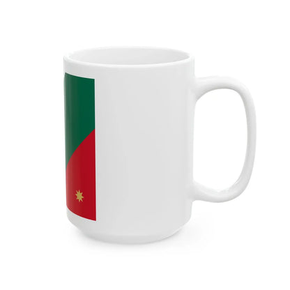 Naval jack of Mexico (Mexico) White Coffee Mug - Go Mug Yourself