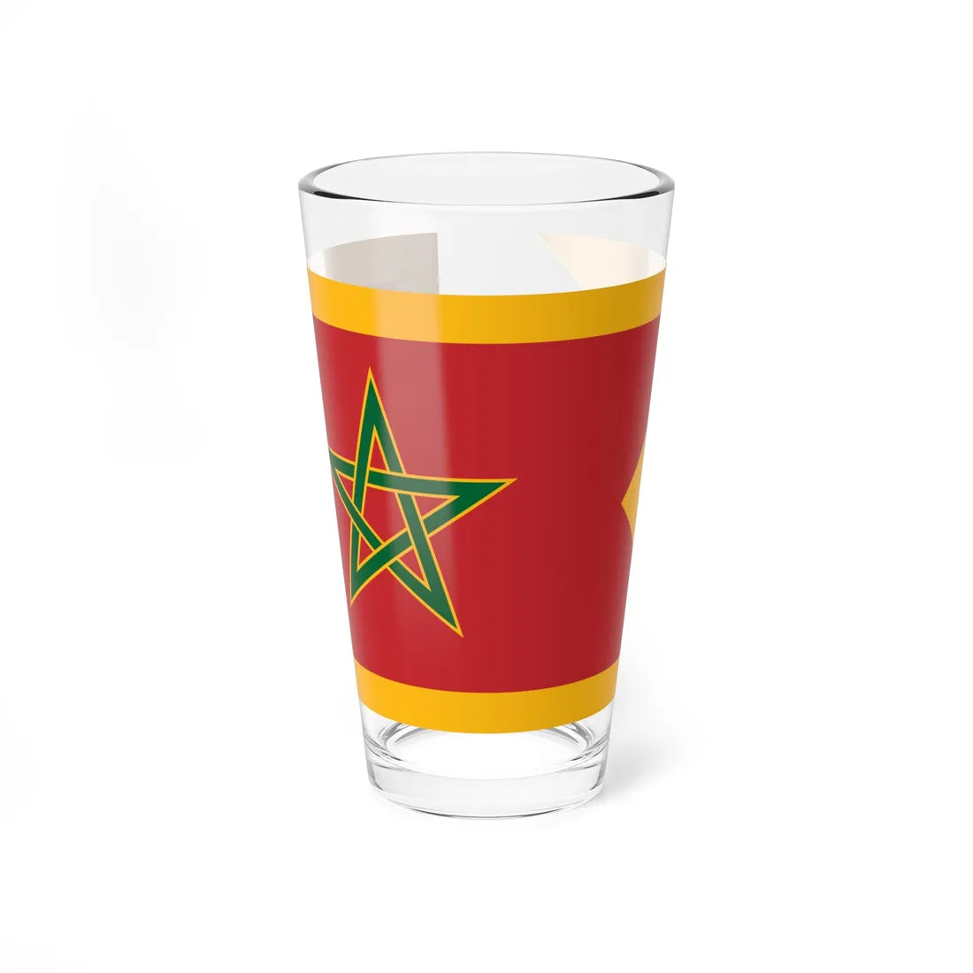 Naval Jack of Morocco (Morocco) Pint Glass 16oz 16oz - Go Mug Yourself