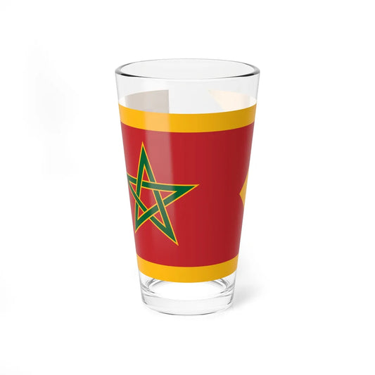 Naval Jack of Morocco (Morocco) Pint Glass 16oz 16oz - Go Mug Yourself