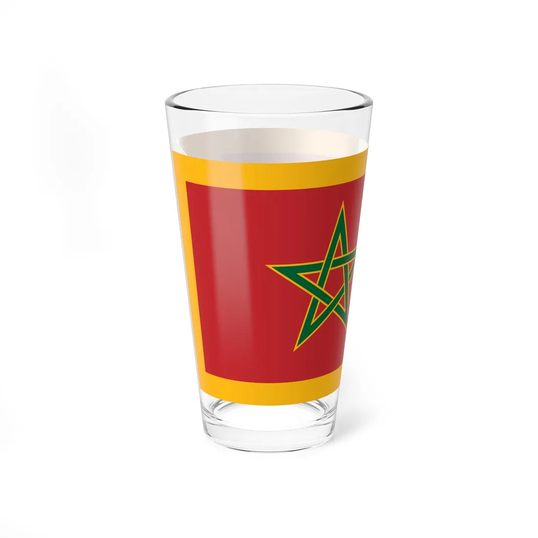 Naval Jack of Morocco (Morocco) Pint Glass 16oz - Go Mug Yourself