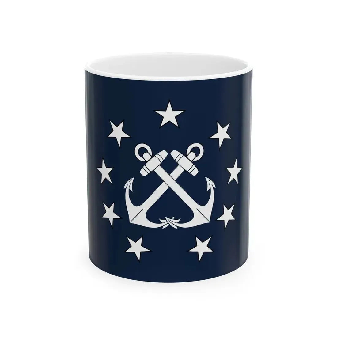 Naval Jack of Panama (Panama) White Coffee Mug 11oz - Go Mug Yourself