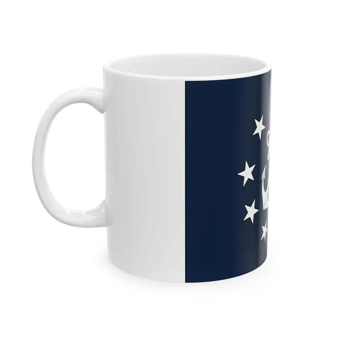 Naval Jack of Panama (Panama) White Coffee Mug - Go Mug Yourself