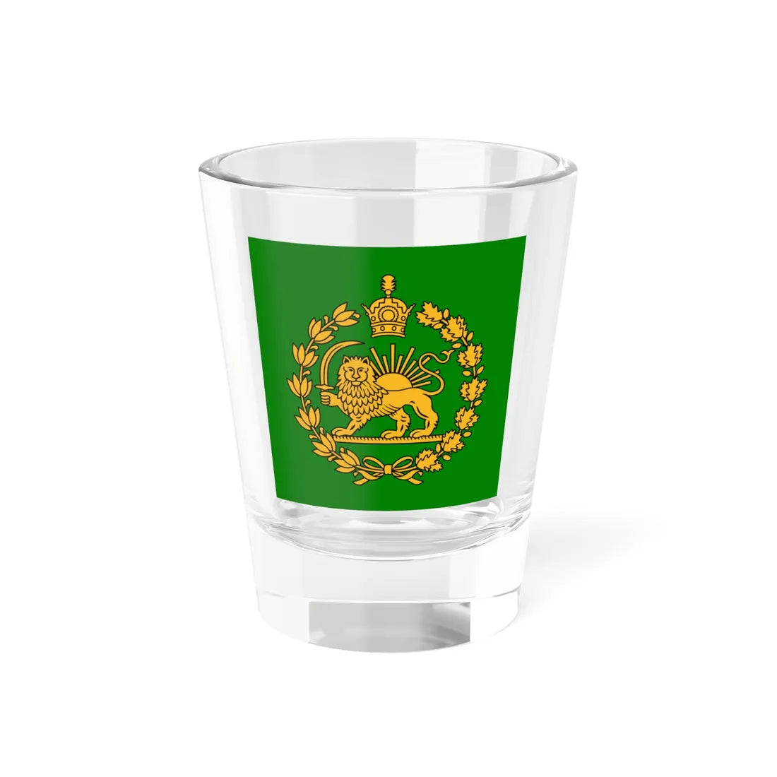 Naval Jack of Persia 1926-1974 (Iran) Shot Glass 1.5oz 1.5oz - Go Mug Yourself