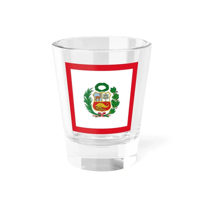 Naval Jack of Peru alternative version (Peru) Shot Glass 1.5oz 1.5oz - Go Mug Yourself