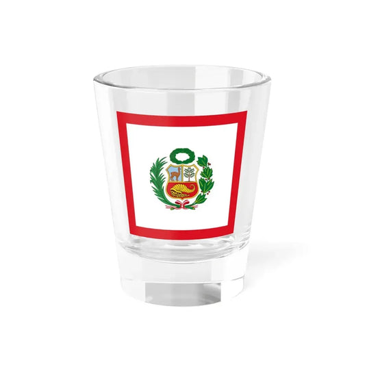 Naval Jack of Peru alternative version (Peru) Shot Glass 1.5oz 1.5oz - Go Mug Yourself