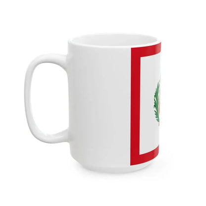 Naval Jack of Peru alternative version (Peru) White Coffee Mug - Go Mug Yourself