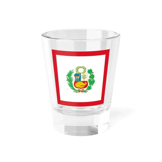 Naval Jack of Peru (Peru) Shot Glass 1.5oz 1.5oz - Go Mug Yourself