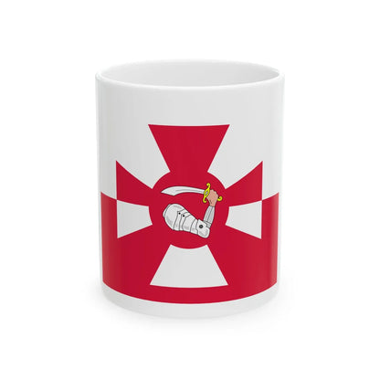 Naval Jack of Poland (Poland) White Coffee Mug 11oz - Go Mug Yourself