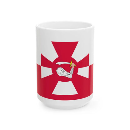 Naval Jack of Poland (Poland) White Coffee Mug 15oz - Go Mug Yourself