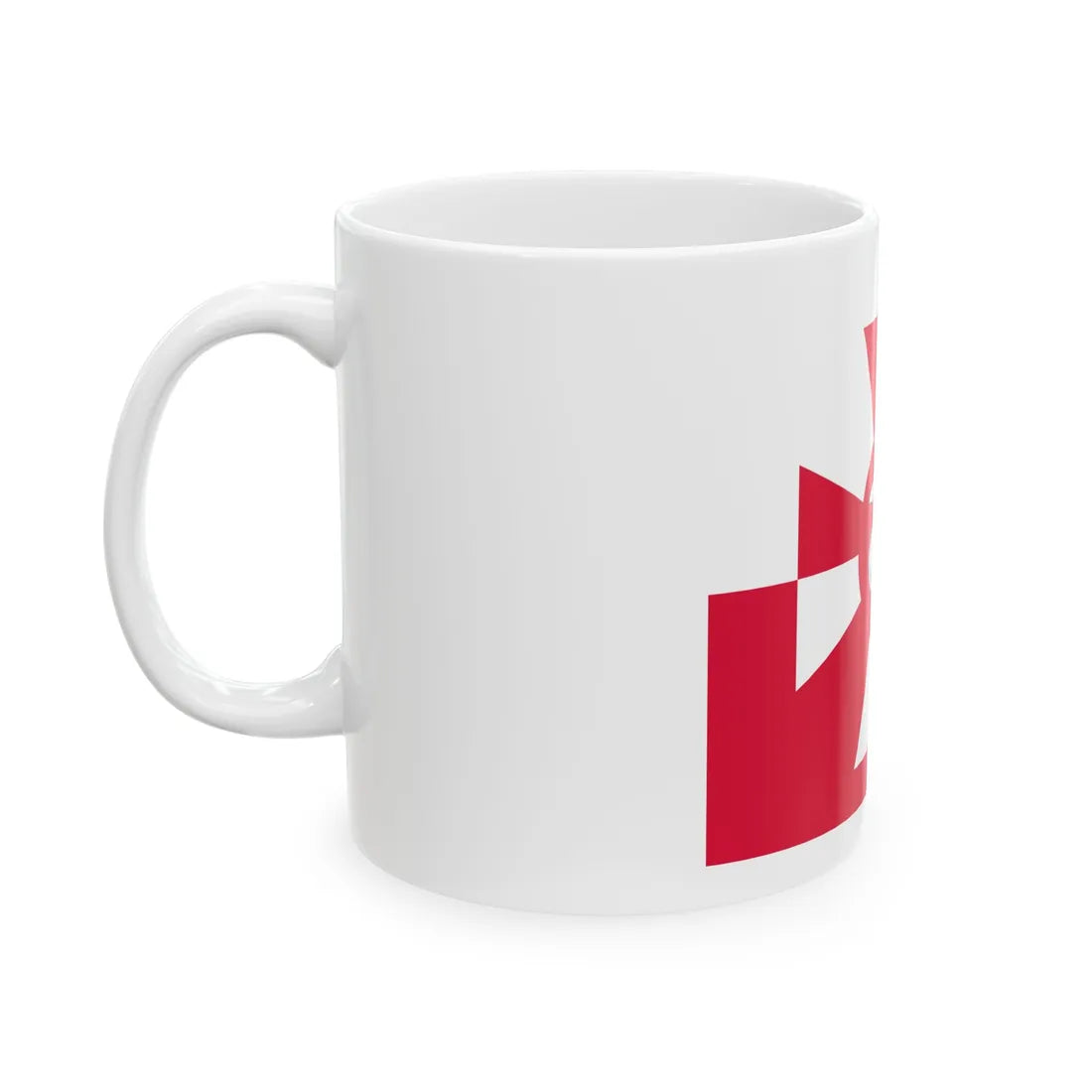Naval Jack of Poland (Poland) White Coffee Mug - Go Mug Yourself