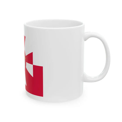 Naval Jack of Poland (Poland) White Coffee Mug - Go Mug Yourself