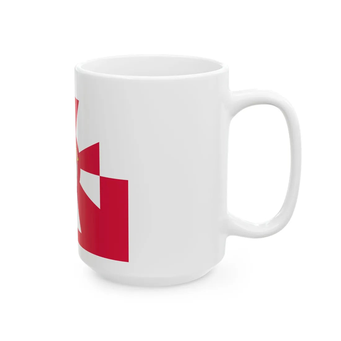 Naval Jack of Poland (Poland) White Coffee Mug - Go Mug Yourself
