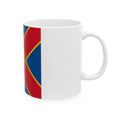 Naval jack of Romania 1954-1965 (Oman) White Coffee Mug - Go Mug Yourself