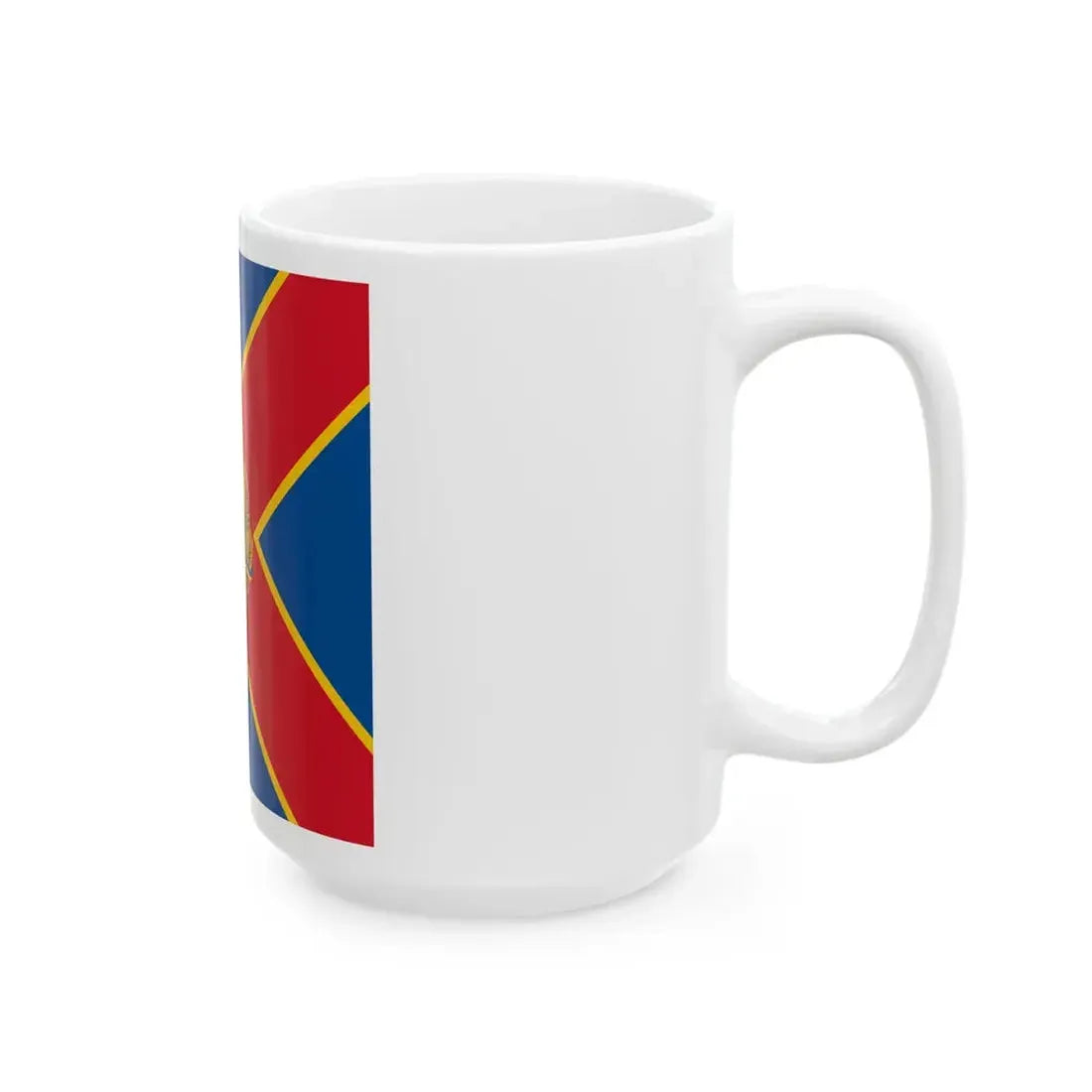 Naval jack of Romania 1954-1965 (Oman) White Coffee Mug - Go Mug Yourself