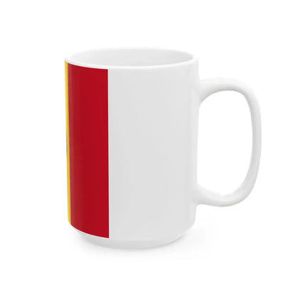 Naval jack of Romania 1966-1989 (Oman) White Coffee Mug - Go Mug Yourself