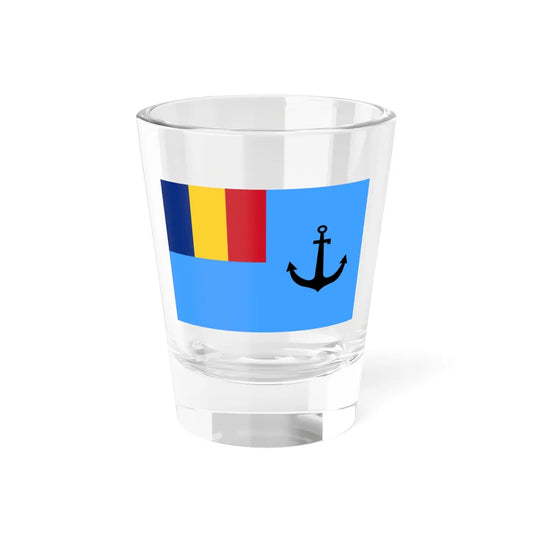 Naval Jack of Romania 2019- (Oman) Shot Glass 1.5oz 1.5oz - Go Mug Yourself
