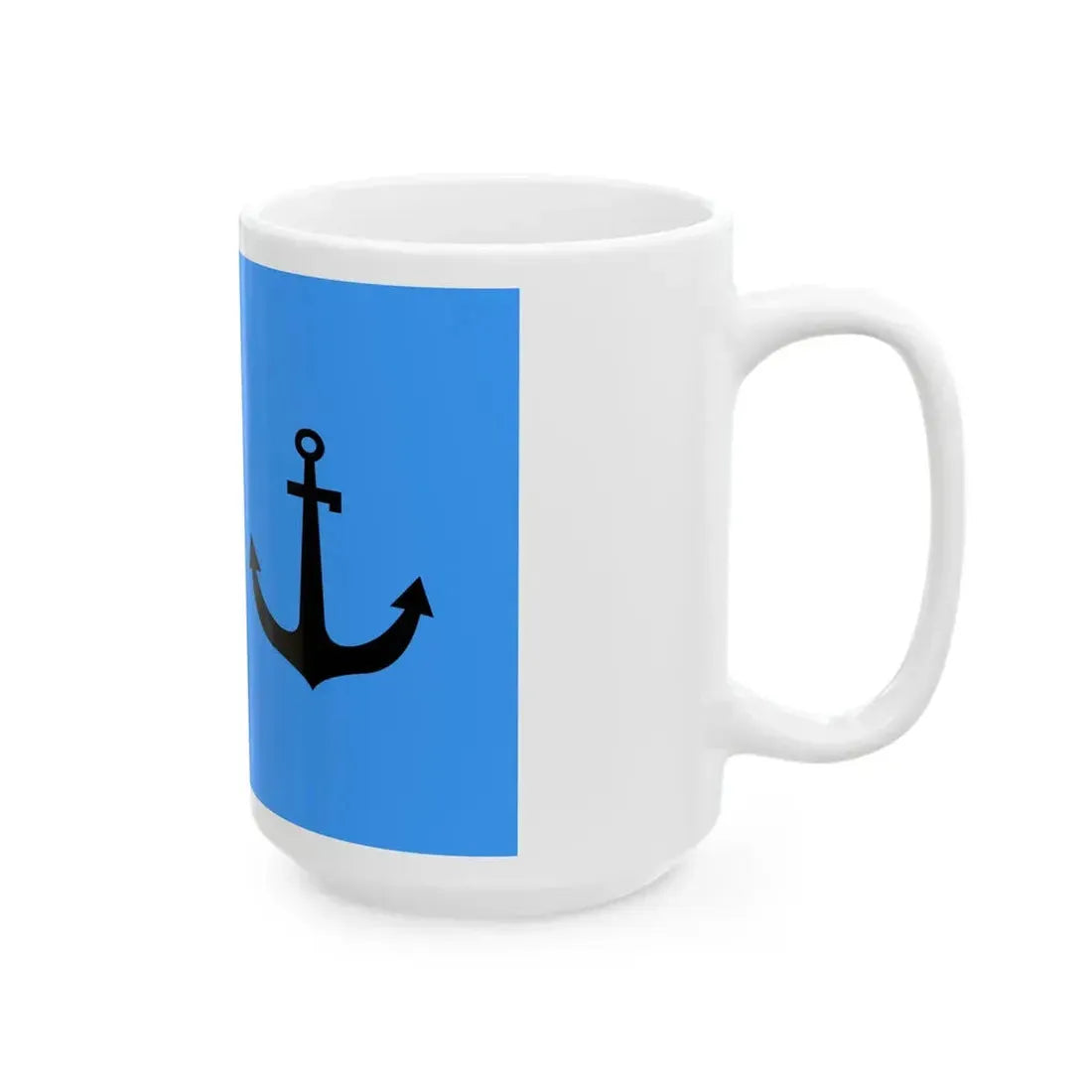 Naval Jack of Romania 2019- (Oman) White Coffee Mug - Go Mug Yourself