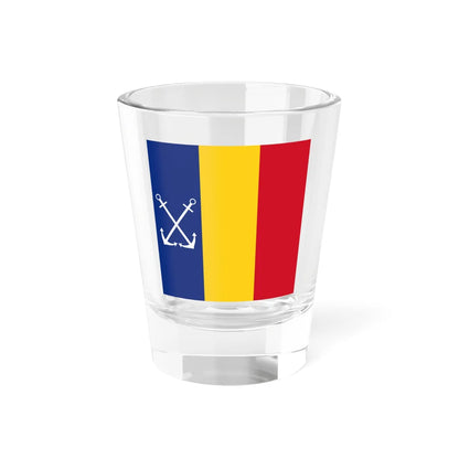 Naval Jack of Romania (Oman) Shot Glass 1.5oz 1.5oz - Go Mug Yourself