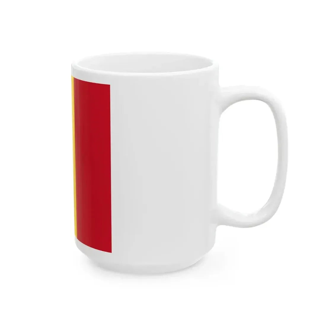 Naval Jack of Romania (Oman) White Coffee Mug - Go Mug Yourself