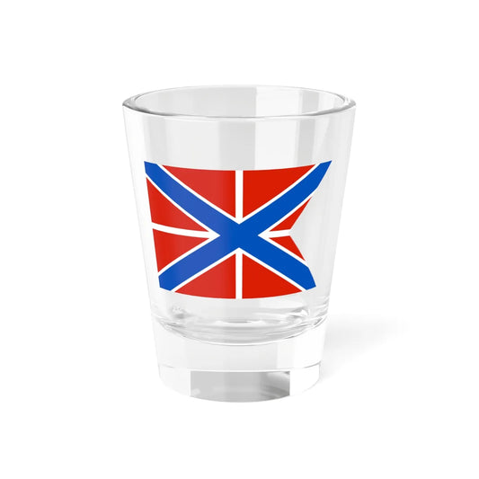 Naval Jack of Russia forked (Russia) Shot Glass 1.5oz 1.5oz - Go Mug Yourself