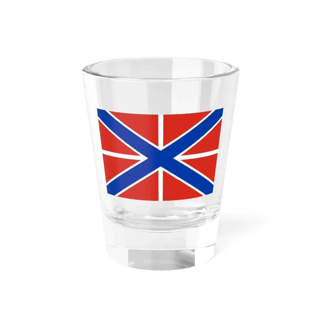 Naval Jack of Russia (Russia) Shot Glass 1.5oz 1.5oz - Go Mug Yourself