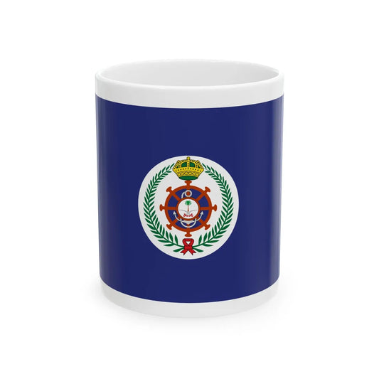Naval Jack of Saudi Arabia (Saudi Arabia) White Coffee Mug 11oz - Go Mug Yourself