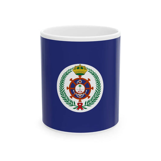 Naval Jack of Saudi Arabia (Saudi Arabia) White Coffee Mug 11oz - Go Mug Yourself