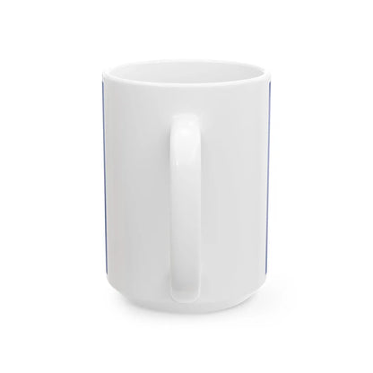 Naval Jack of Siam 1855 (Cambodia) White Coffee Mug - Go Mug Yourself