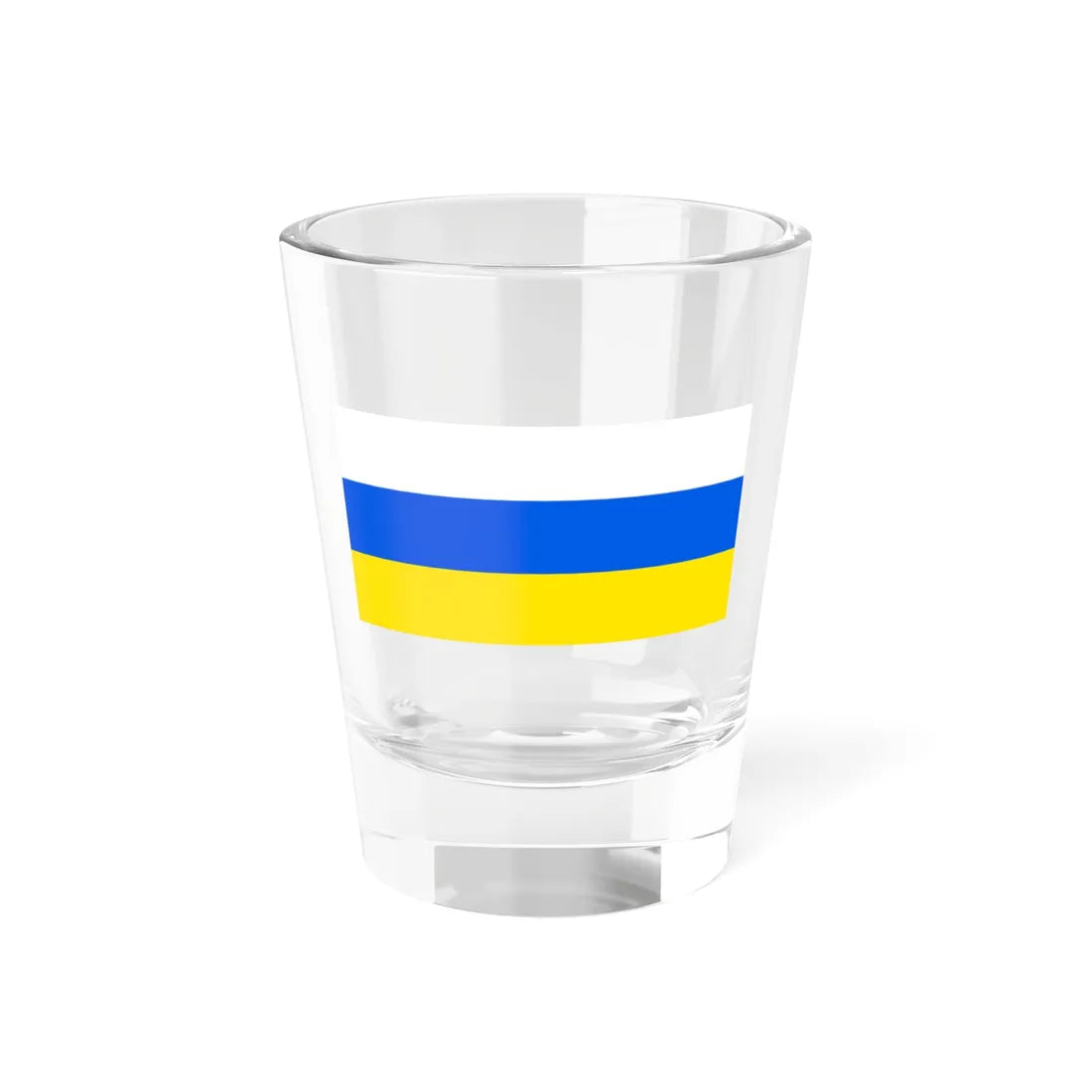 Naval jack of Slovenia (Slovenia) Shot Glass 1.5oz 1.5oz - Go Mug Yourself