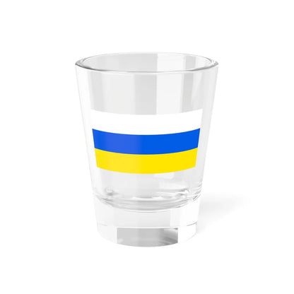 Naval jack of Slovenia (Slovenia) Shot Glass 1.5oz 1.5oz - Go Mug Yourself