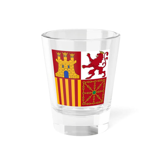 Naval jack of Spain (Spain) Shot Glass 1.5oz 1.5oz - Go Mug Yourself