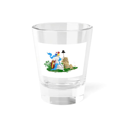 Naval jack of the Batavian Republic (Netherlands) Shot Glass 1.5oz 1.5oz - Go Mug Yourself
