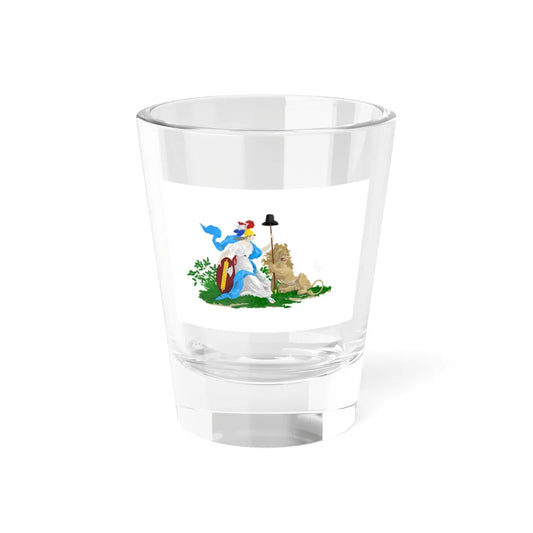 Naval jack of the Batavian Republic (Netherlands) Shot Glass 1.5oz 1.5oz - Go Mug Yourself