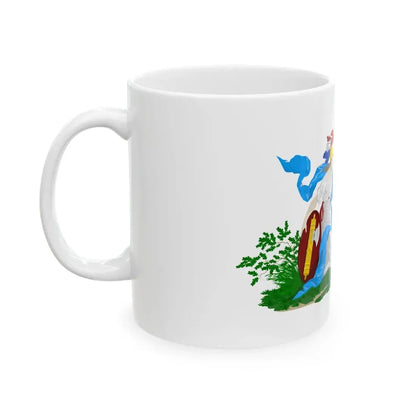 Naval jack of the Batavian Republic (Netherlands) White Coffee Mug - Go Mug Yourself
