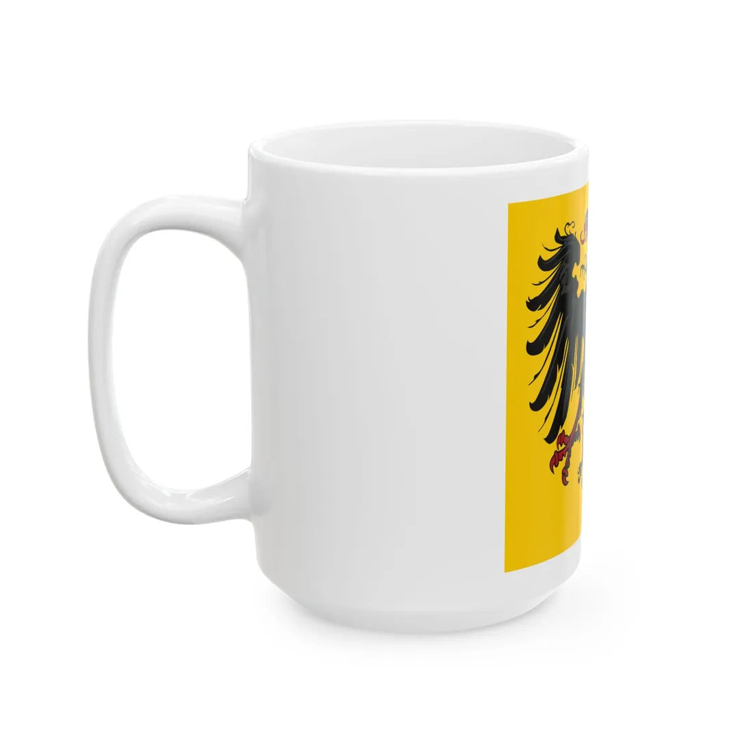 Naval Jack of the German Confederation (Germany) White Coffee Mug - Go Mug Yourself