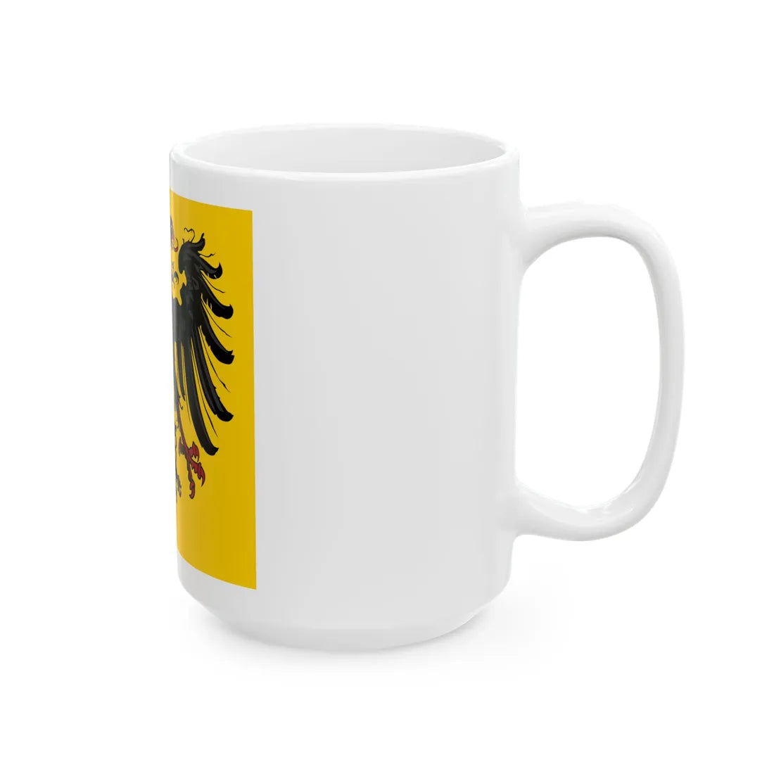 Naval Jack of the German Confederation (Germany) White Coffee Mug - Go Mug Yourself