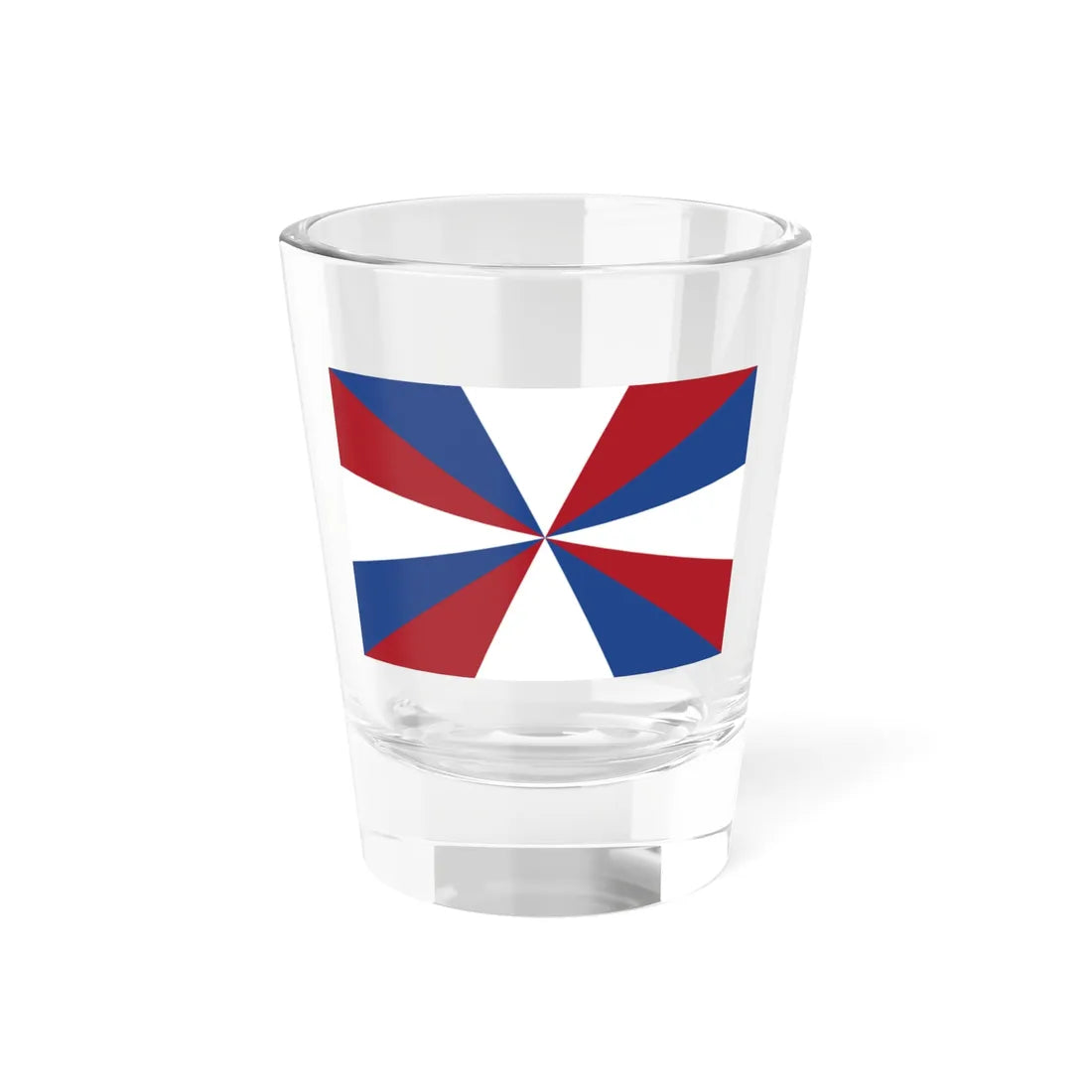Naval Jack of the Netherlands (Netherlands) Shot Glass 1.5oz 1.5oz - Go Mug Yourself
