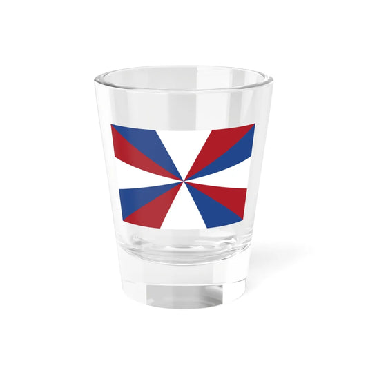 Naval Jack of the Netherlands (Netherlands) Shot Glass 1.5oz 1.5oz - Go Mug Yourself
