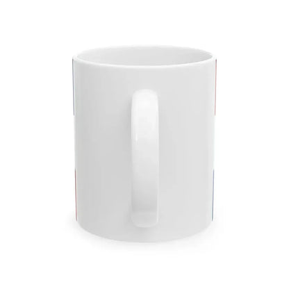 Naval Jack of the Netherlands (Netherlands) White Coffee Mug - Go Mug Yourself