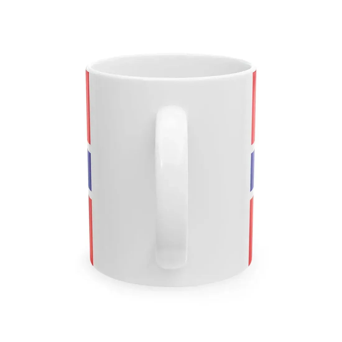 Naval Jack of the Peoples Republic of China 1950s (China) White Coffee Mug - Go Mug Yourself