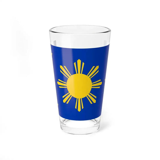 Naval Jack of the Philippines (Philippines) Pint Glass 16oz 16oz - Go Mug Yourself