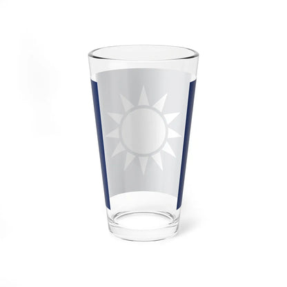 Naval Jack of the Republic of China alternate shade (China) Pint Glass 16oz - Go Mug Yourself