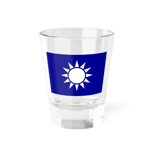 Naval Jack of the Republic of China (China) Shot Glass 1.5oz 1.5oz - Go Mug Yourself