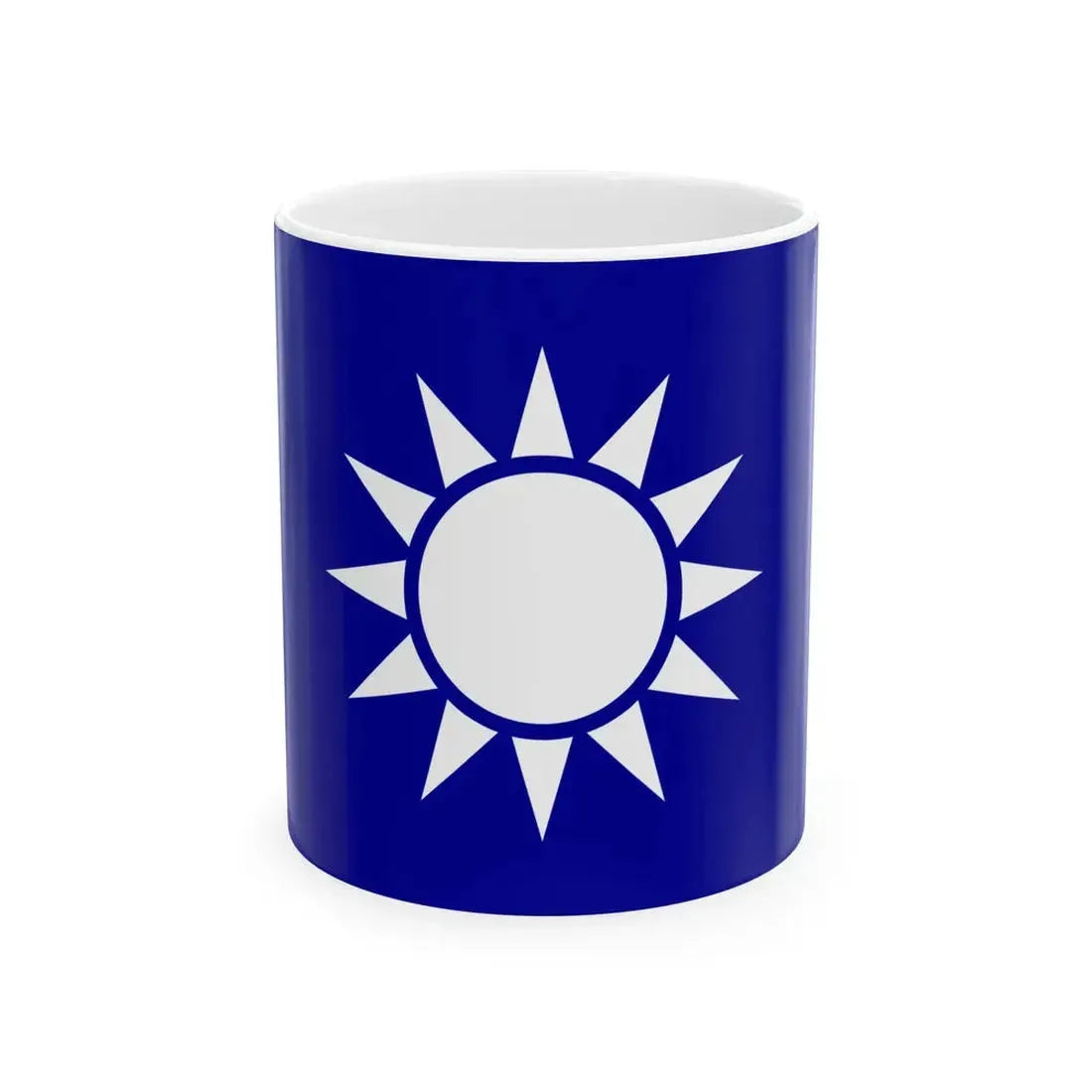 Naval Jack of the Republic of China (China) White Coffee Mug 11oz - Go Mug Yourself