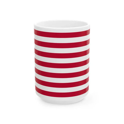 Naval jack of the United States 1776-1777 (United States) White Coffee Mug 15oz - Go Mug Yourself