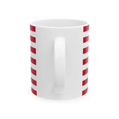 Naval jack of the United States 1776-1777 (United States) White Coffee Mug - Go Mug Yourself