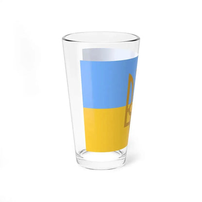 Naval Jack of Ukraine 1918-1921 (Ukraine) Pint Glass 16oz - Go Mug Yourself