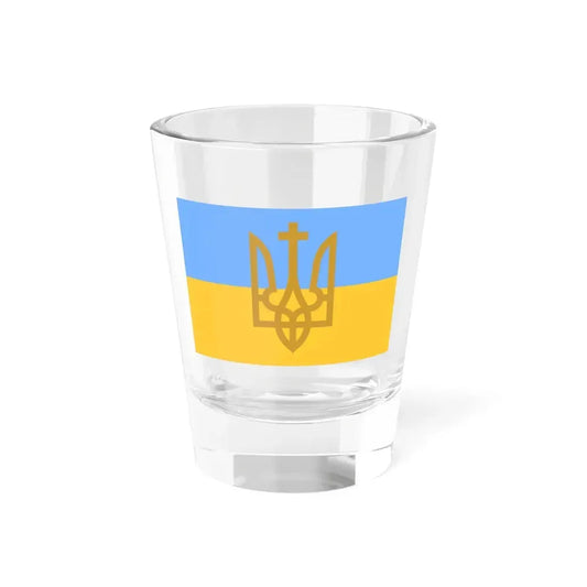 Naval Jack of Ukraine 1918-1921 (Ukraine) Shot Glass 1.5oz 1.5oz - Go Mug Yourself