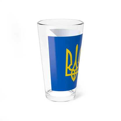 Naval Jack of Ukraine 1993 (Ukraine) Pint Glass 16oz - Go Mug Yourself