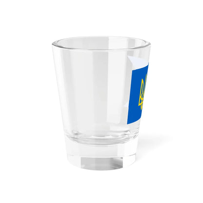Naval Jack of Ukraine 1993 (Ukraine) Shot Glass 1.5oz - Go Mug Yourself